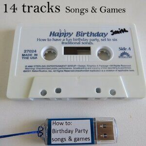 Happy Birthday HOW TO HAVE A BIRTHDAY PARTY by Acme Birthday Co. Cassette